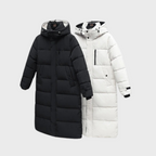 R&B | Extra warmer und langer Daunenmantel für den Winter