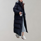 R&B | Extra warmer und langer Daunenmantel für den Winter