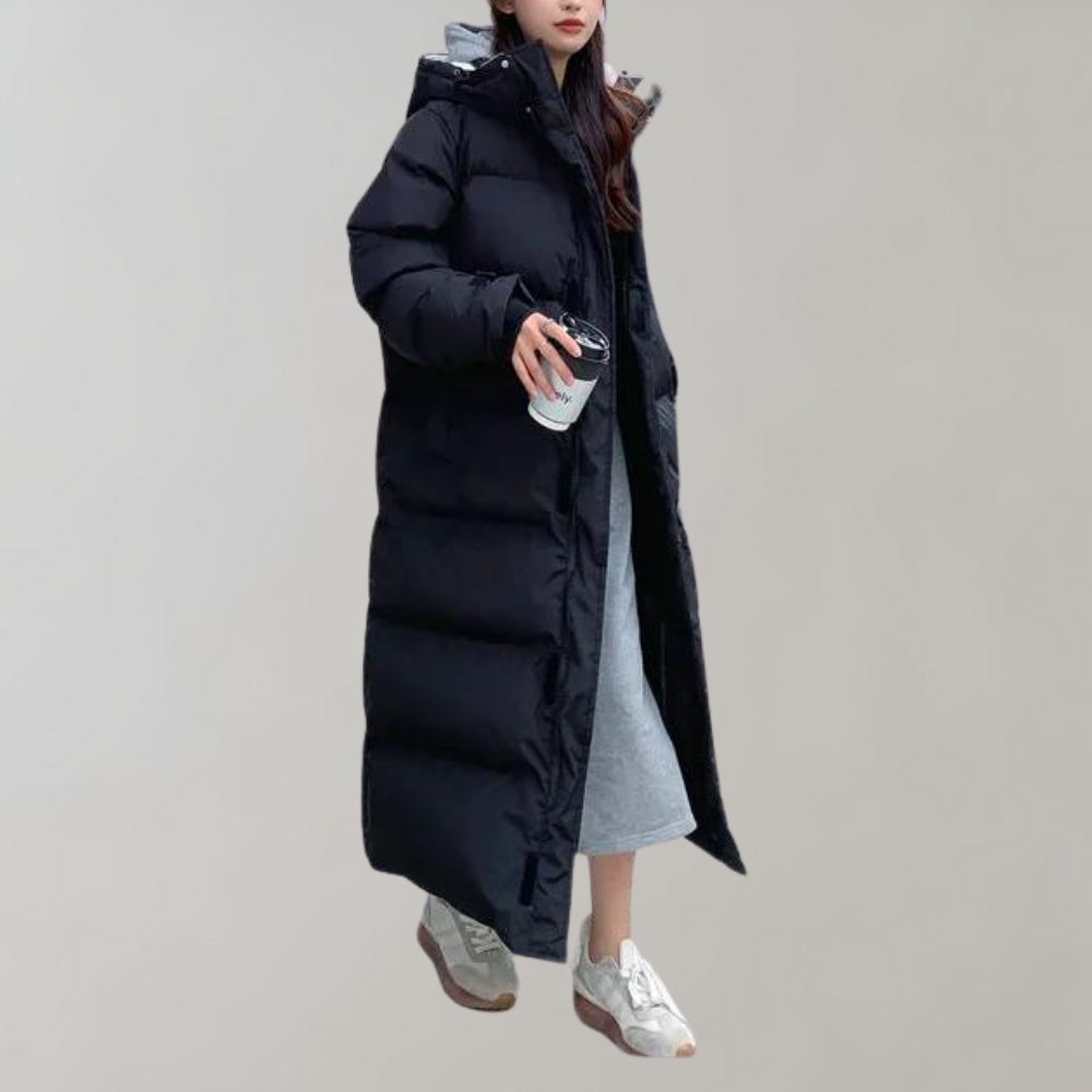 R&B | Extra warmer und langer Daunenmantel für den Winter