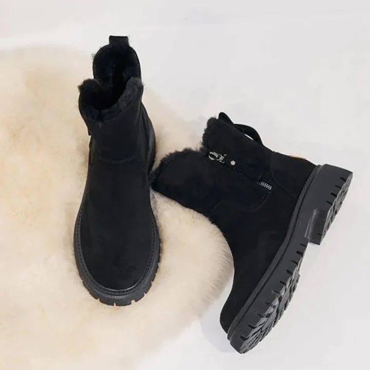 R&B | Bequeme Damen Stiefeletten mit Fellfutter