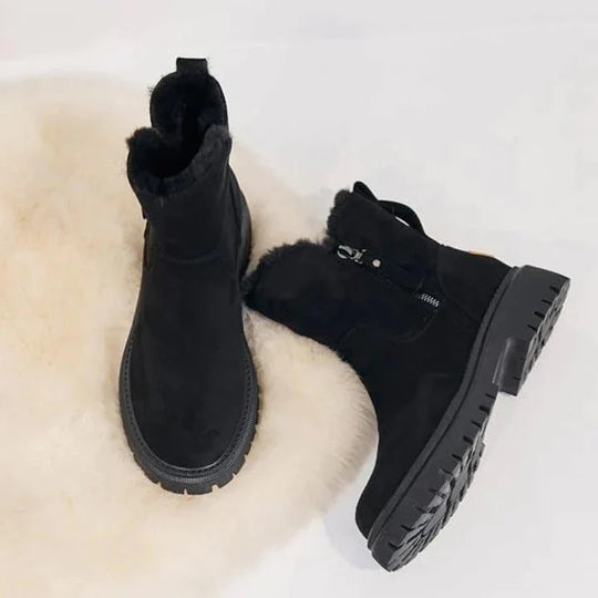 R&B | Bequeme Damen Stiefeletten mit Fellfutter