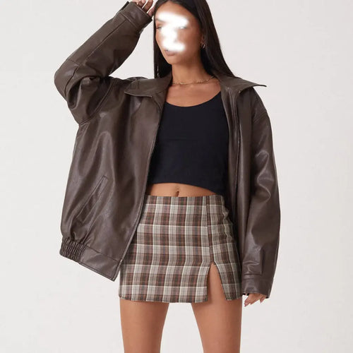 R&B | Elegante Lederjacke Damen
