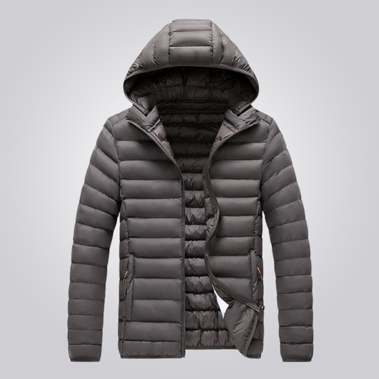 R&B | Wattierte Jacke mit abnehmbarer Kapuze