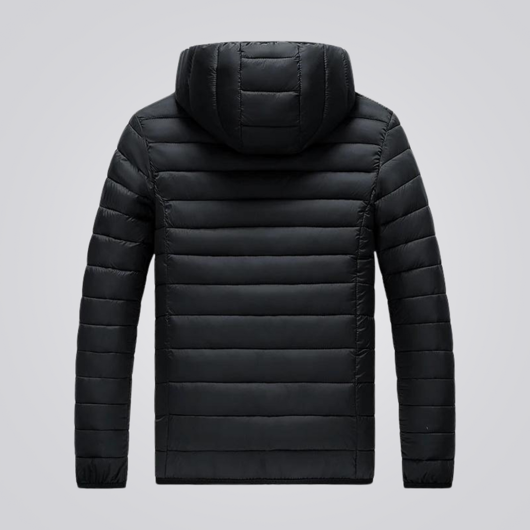 R&B | Wattierte Jacke mit abnehmbarer Kapuze
