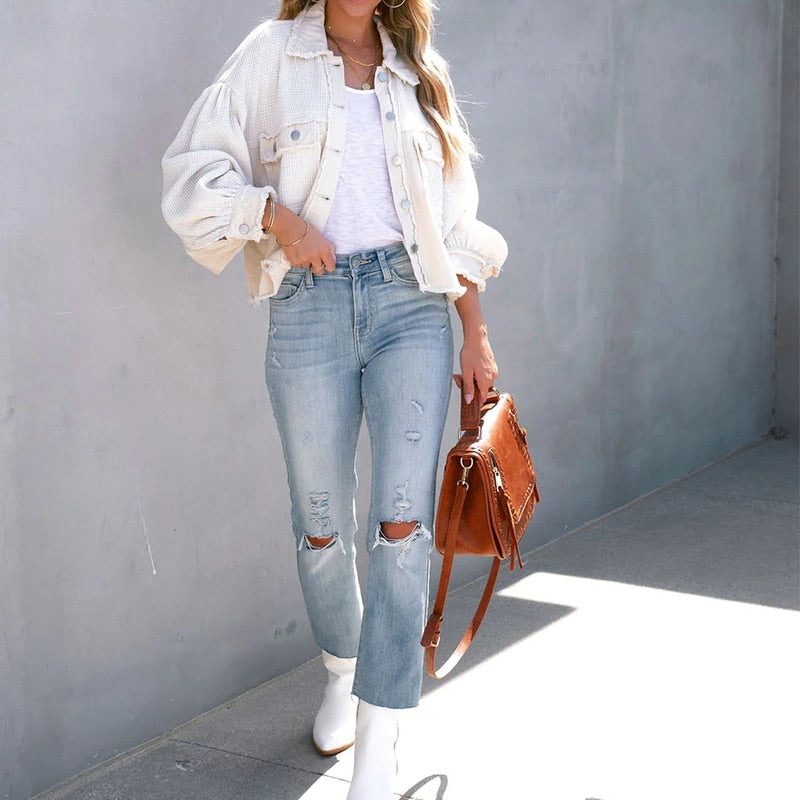 R&B | Jacke mit Puffärmeln für Damen