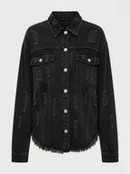 R&B | Damenjacke Aus Jeans Elegant und Lässig Chic