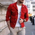 R&B Lässige Herren-Jeansjacke