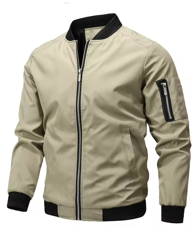 R&B | Schlanke Leichte Herren Bomberjacke
