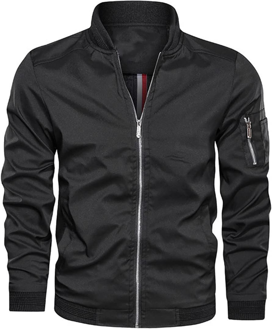 R&B | Schlanke Leichte Herren Bomberjacke