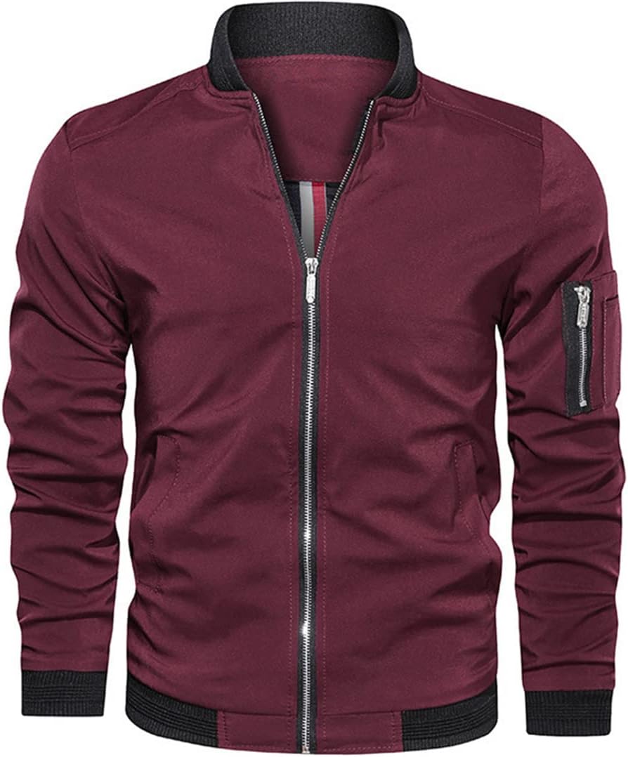 R&B | Schlanke Leichte Herren Bomberjacke
