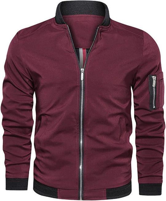 R&B | Schlanke Leichte Herren Bomberjacke