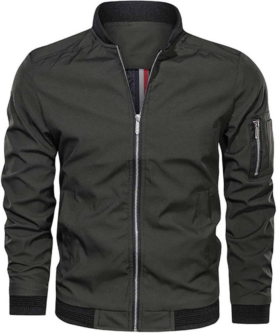 R&B | Schlanke Leichte Herren Bomberjacke