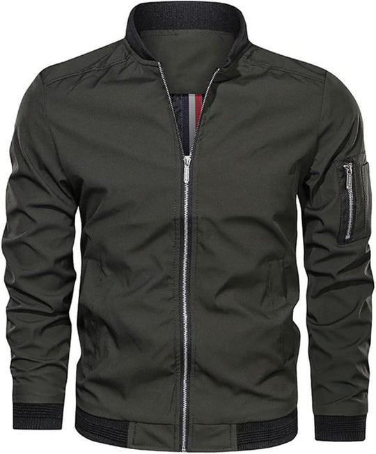 R&B | Schlanke Leichte Herren Bomberjacke