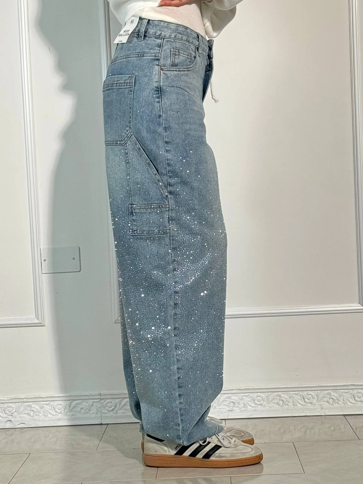 Damen Jeans mit Diamant-Optik & Klassischem Schnitt | R&B