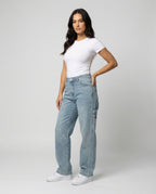 R&B | Jeans mit Glänzenden Details Trendy und Komfortabel