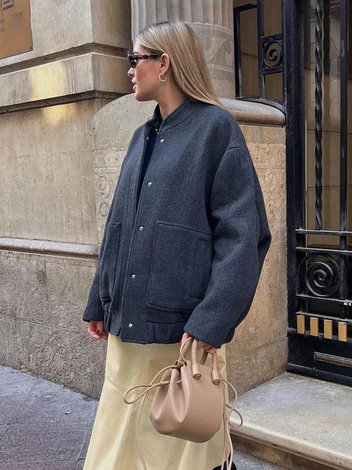 R&B | Modische Damen Jacke In Ubergröße
