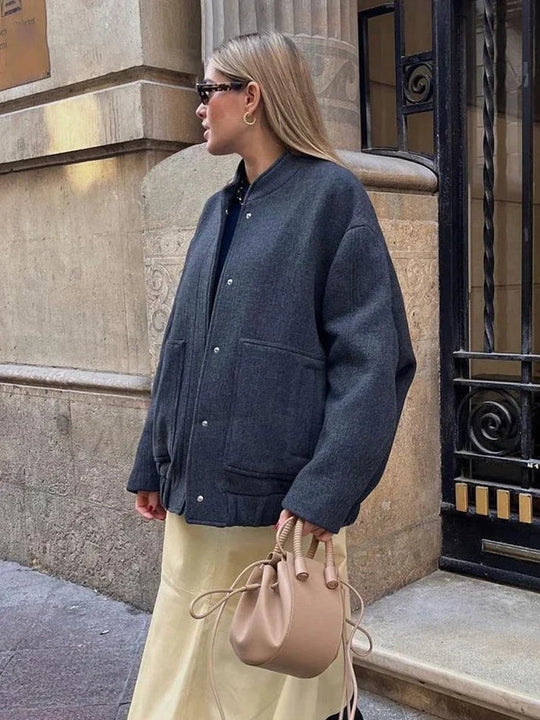 R&B | Modische Damen Jacke In Ubergröße