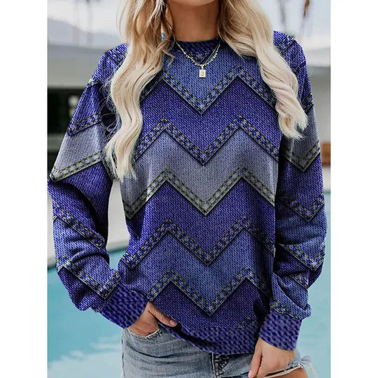 R&B | Bedruckter Pullover