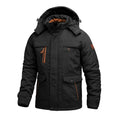 R&B | Herren wasserdichte Winterjacke mit Kapuze & thermischer Fütterung