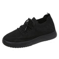 Schwarze StrickSneaker R&B