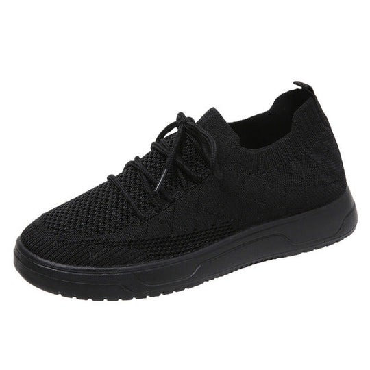 Schwarze StrickSneaker R&B