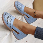 R&B | Perforierte Slip-On Ballerinas