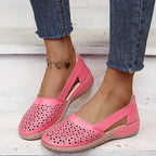 R&B | Perforierte Slip-On Ballerinas