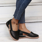 R&B | Perforierte Slip-On Ballerinas