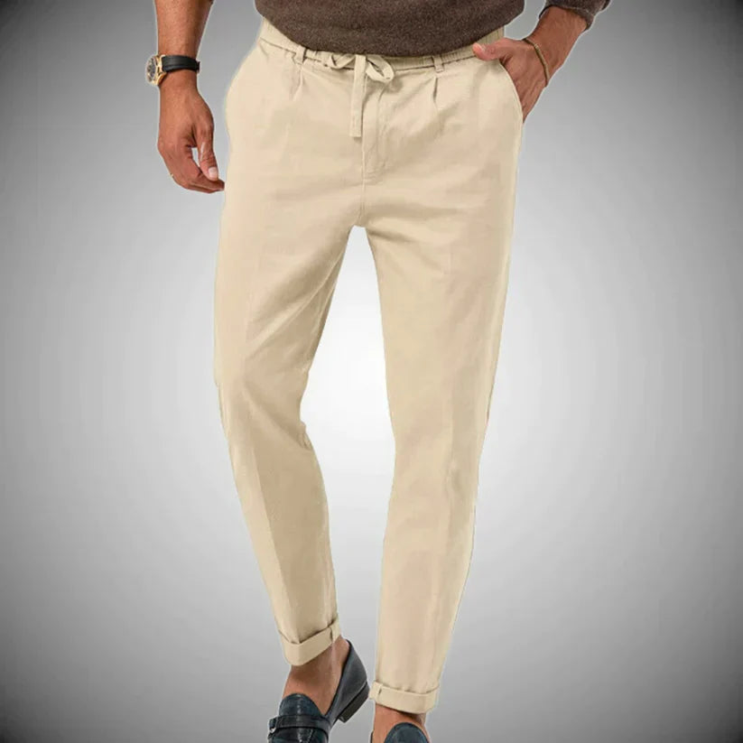 R&B | Slim Fit Leinenhose für Herren