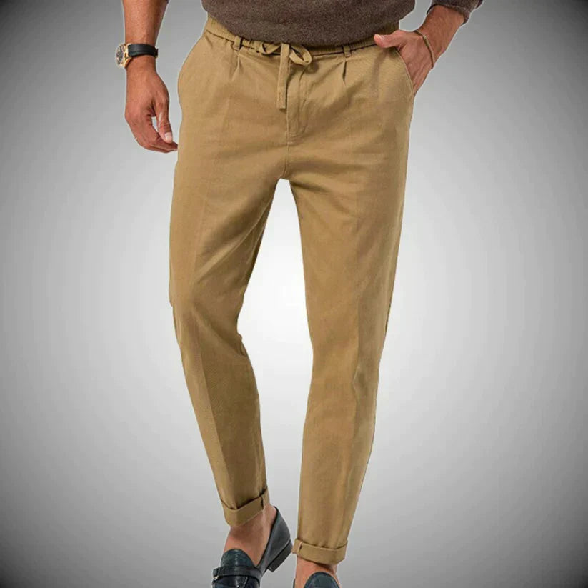 R&B | Slim Fit Leinenhose für Herren
