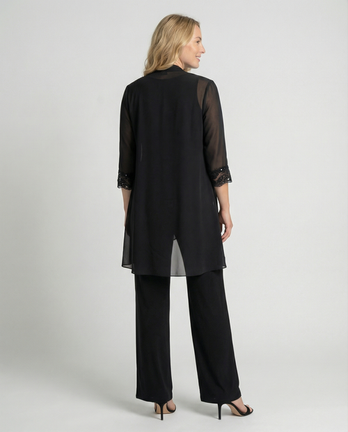 Damen Dreiteiliges Business-Set mit Blazer, Weste & Hose | Heidi-Mode