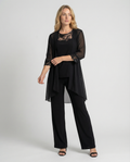 R&B | Damen Dreiteiler Mit Transparenter Jacke Und Hose