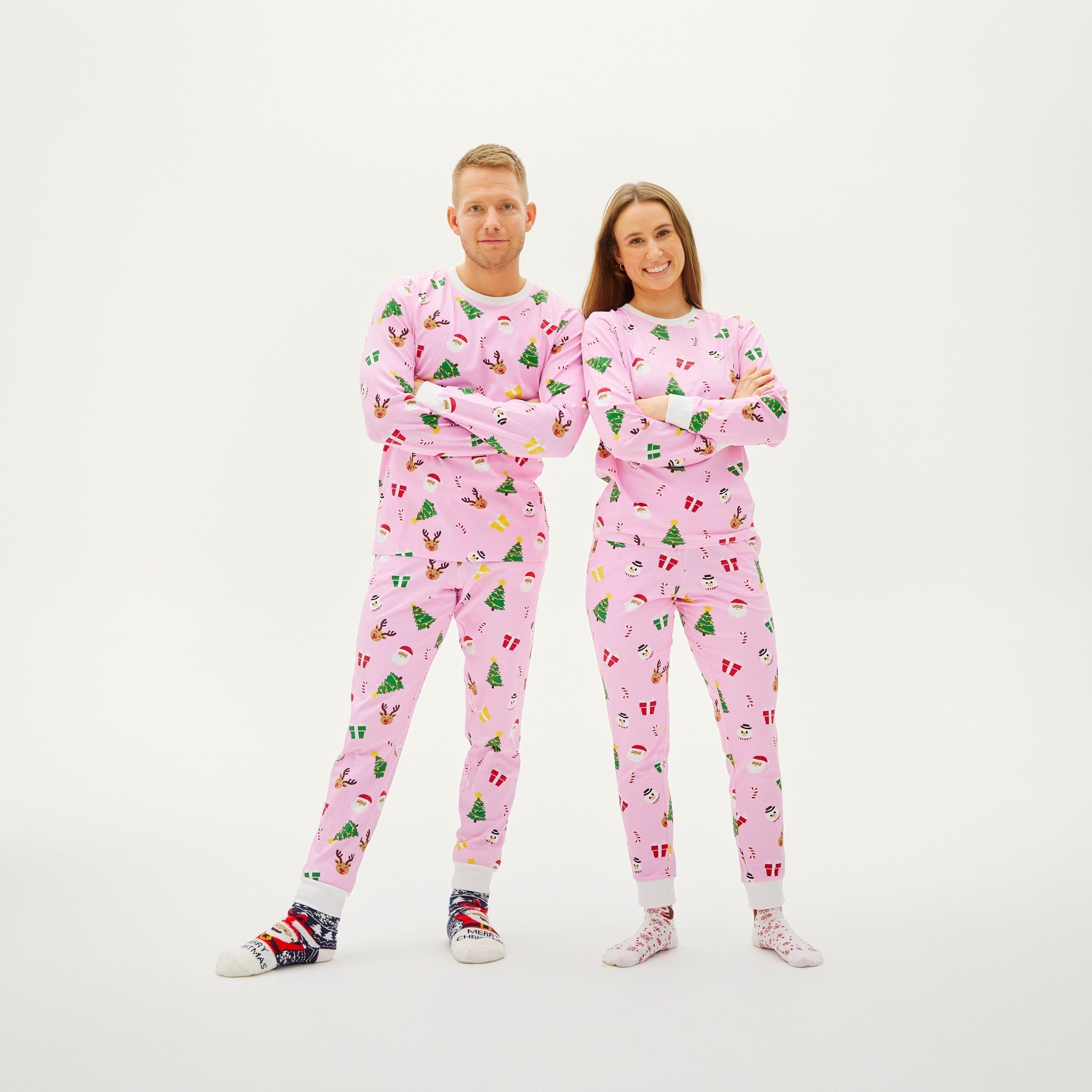 R&B | Die pinke Weihnachts-Pyjamas für Herren