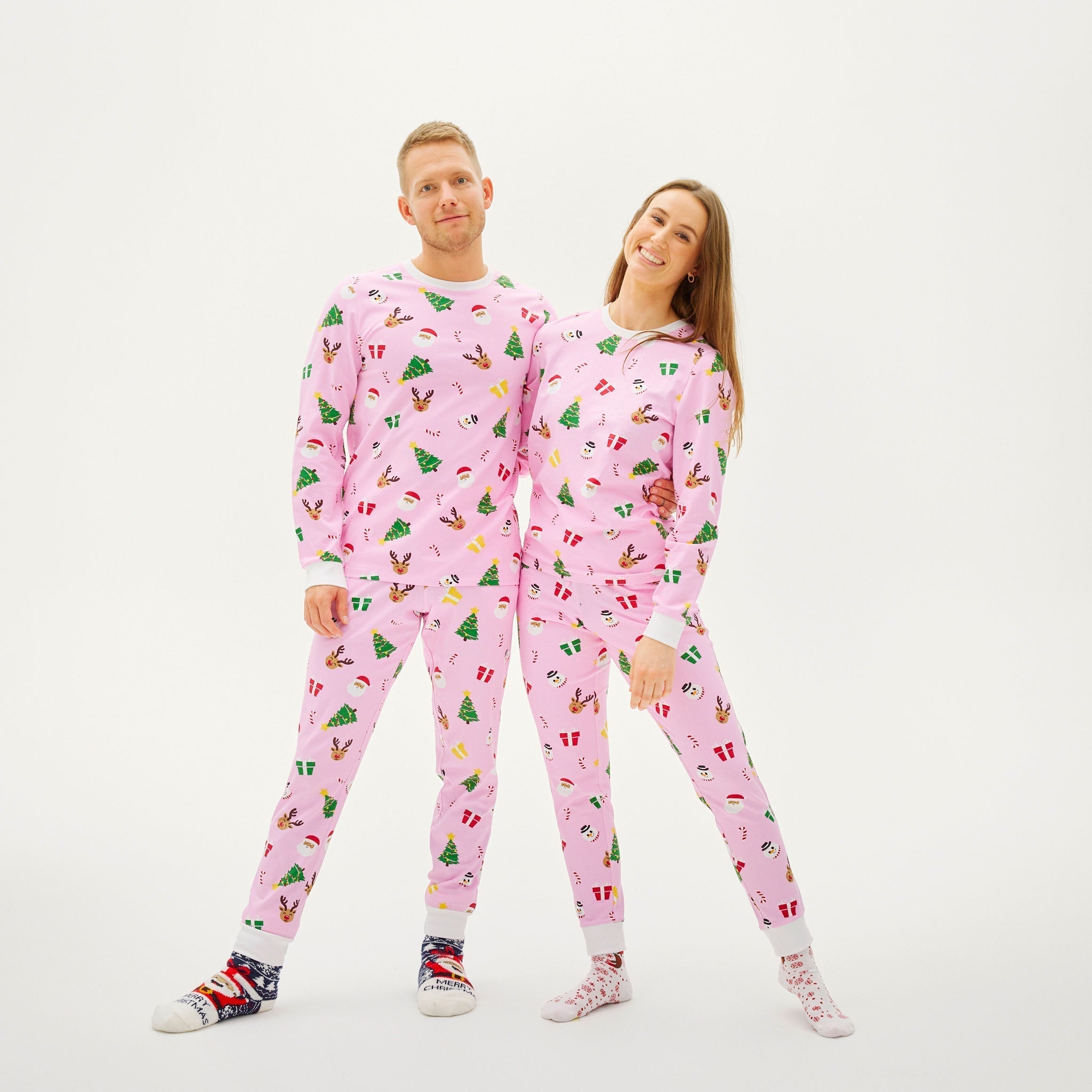 R&B | Die pinke Weihnachts-Pyjamas für Herren