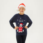 R&B | Lass Es Schneien Weihnachts-Pullover Kinder
