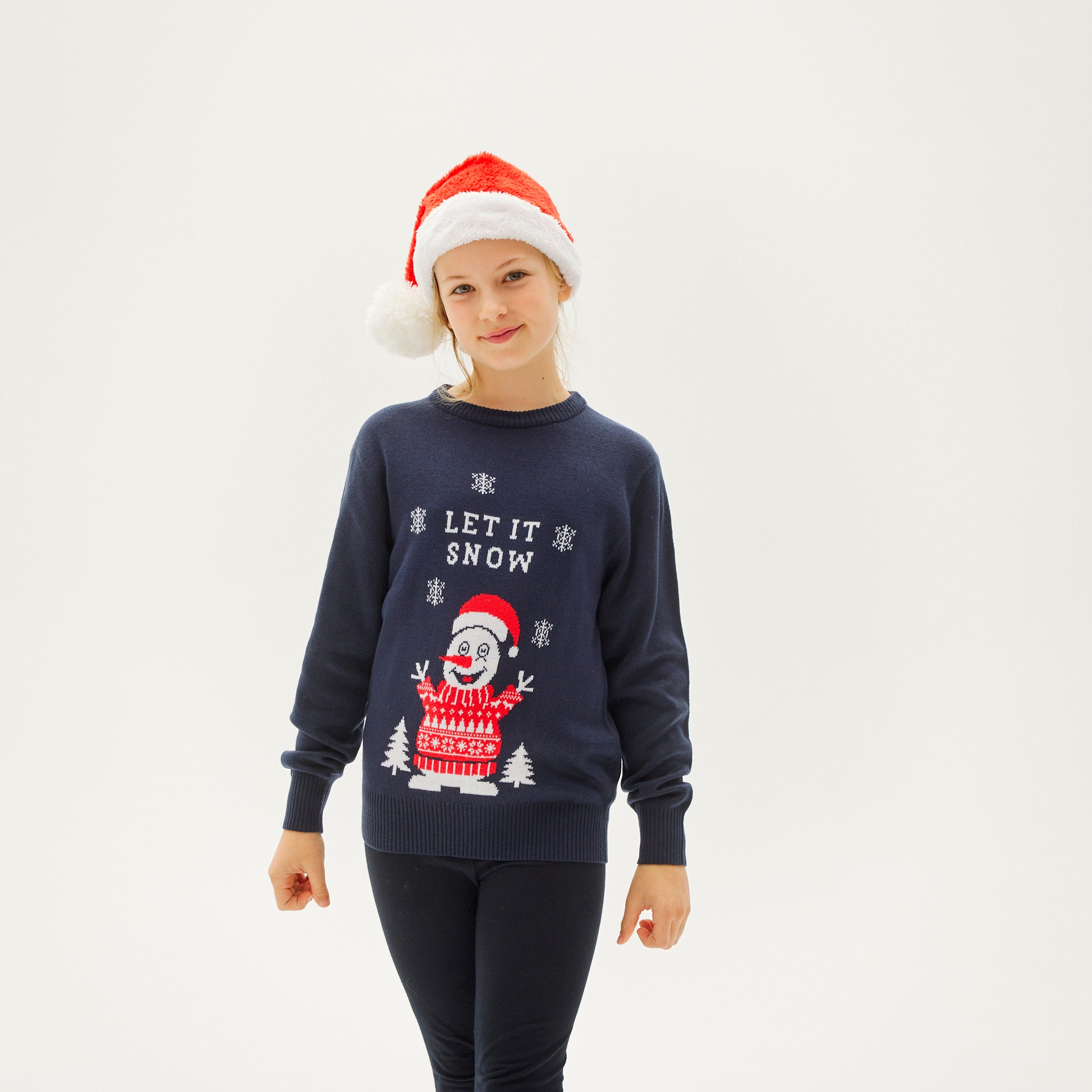 R&B | Lass Es Schneien Weihnachts-Pullover Kinder