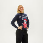 R&B | Let It Snow Weihnachtspullover Damen