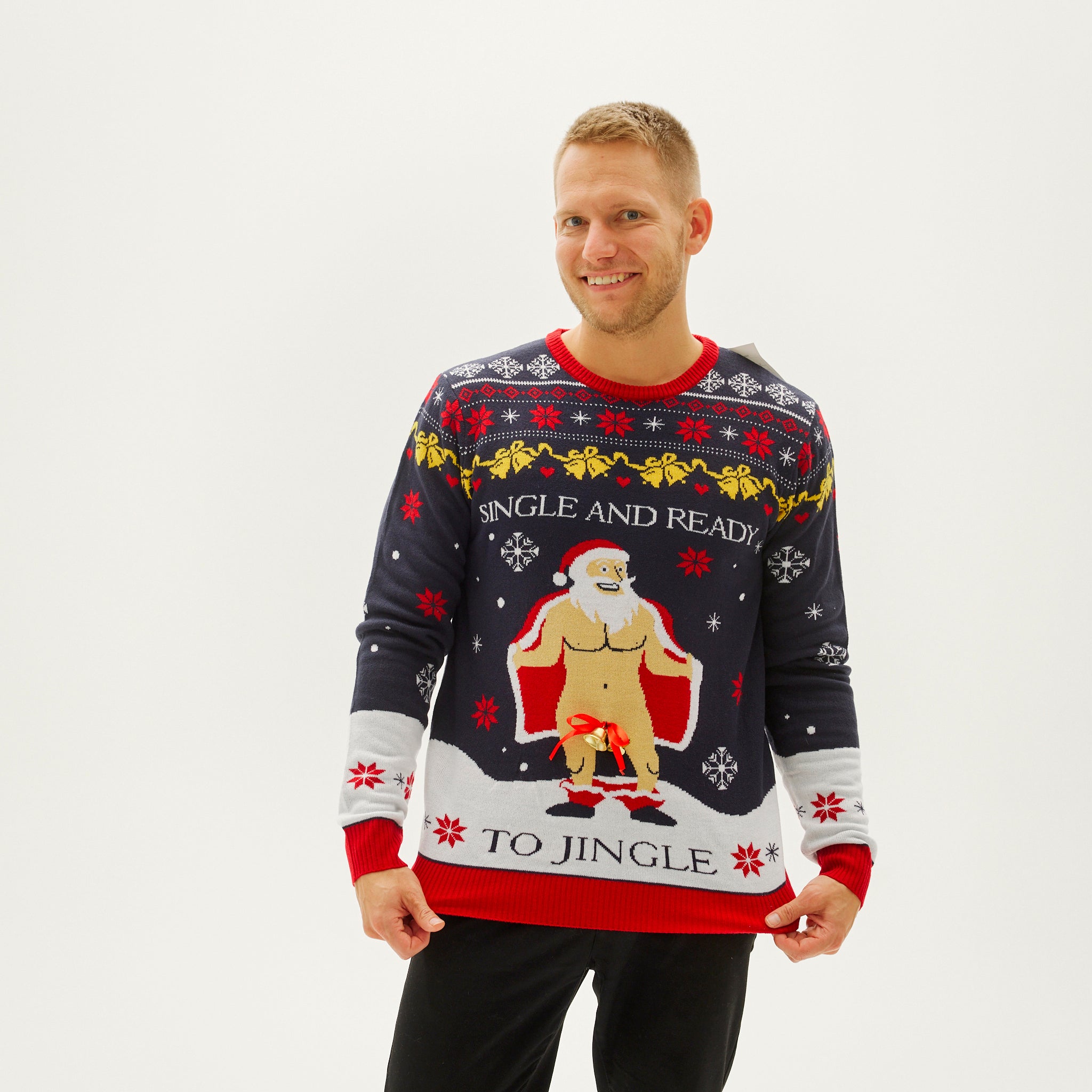 R&B | Der Single und bereit zum Jingle Weihnachts-Pullover für Herren