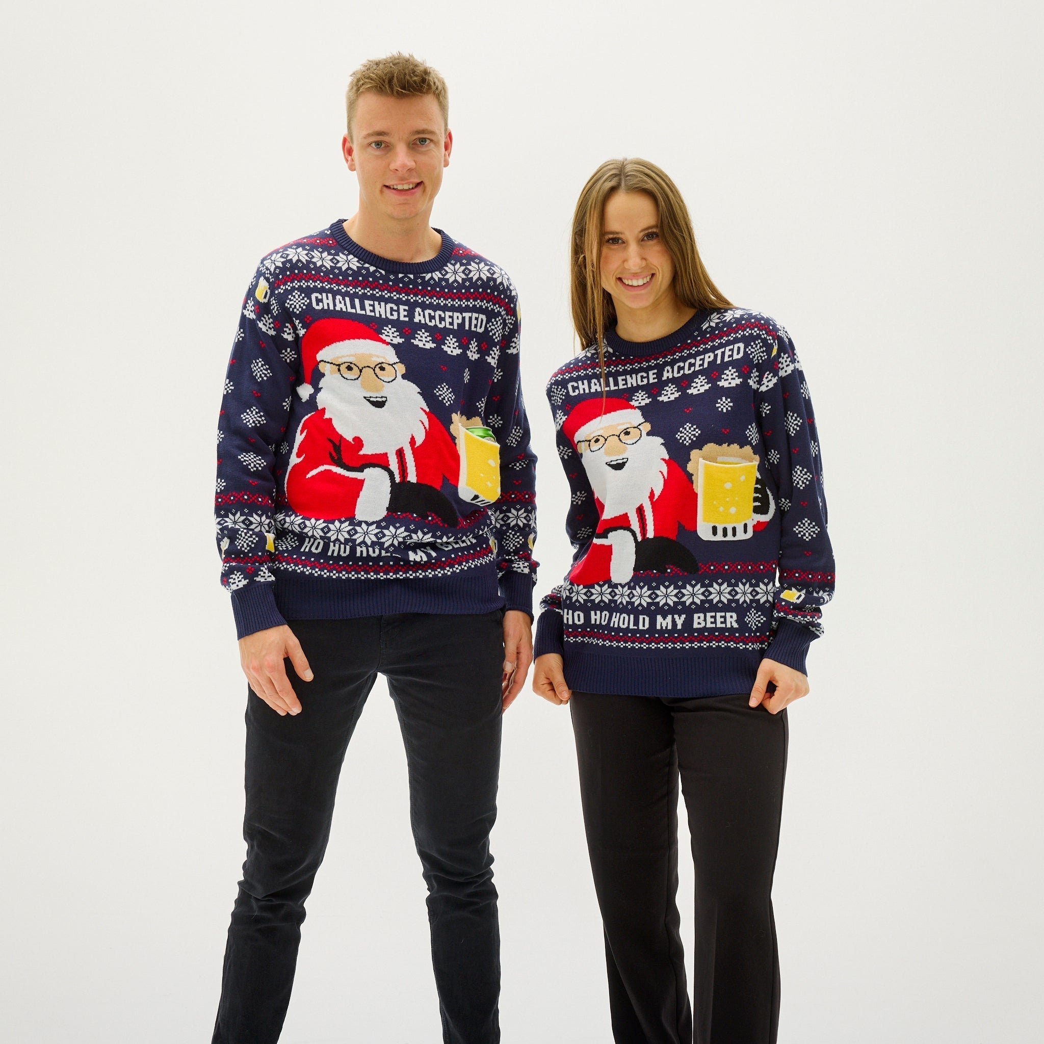 R&B | Ho Ho Hold My Beer Sweatshirt Herren
