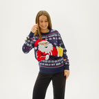R&B | Ho Ho Hold My Beer Sweatshirt Damen