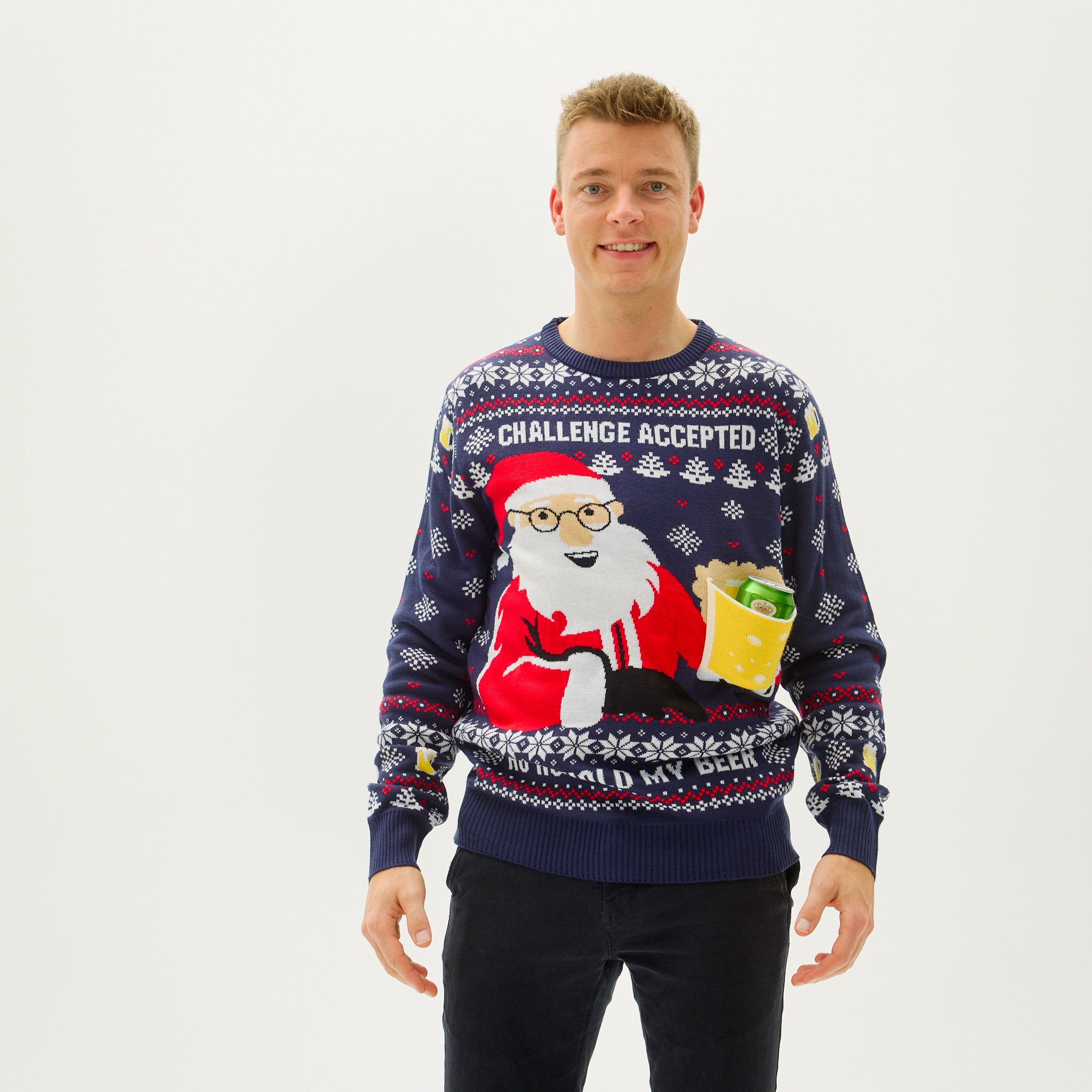 R&B | Ho Ho Hold My Beer Sweatshirt Herren