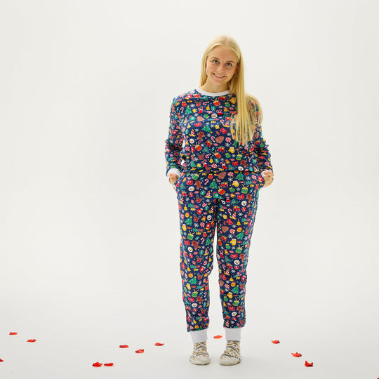 R&B | Verrückte Weihnachts-Pyjamas Frauen