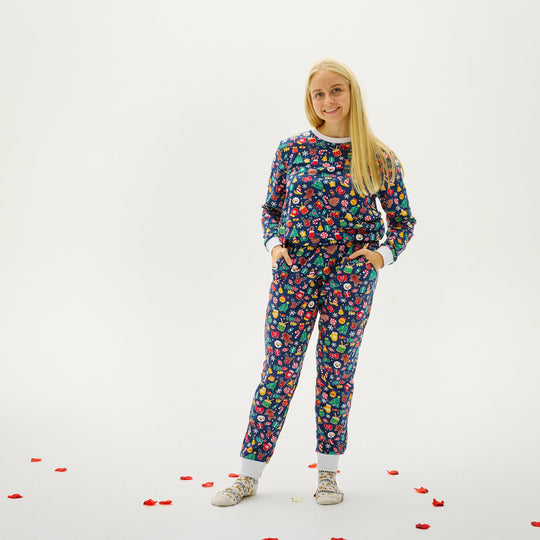 R&B | Verrückte Weihnachts-Pyjamas Frauen