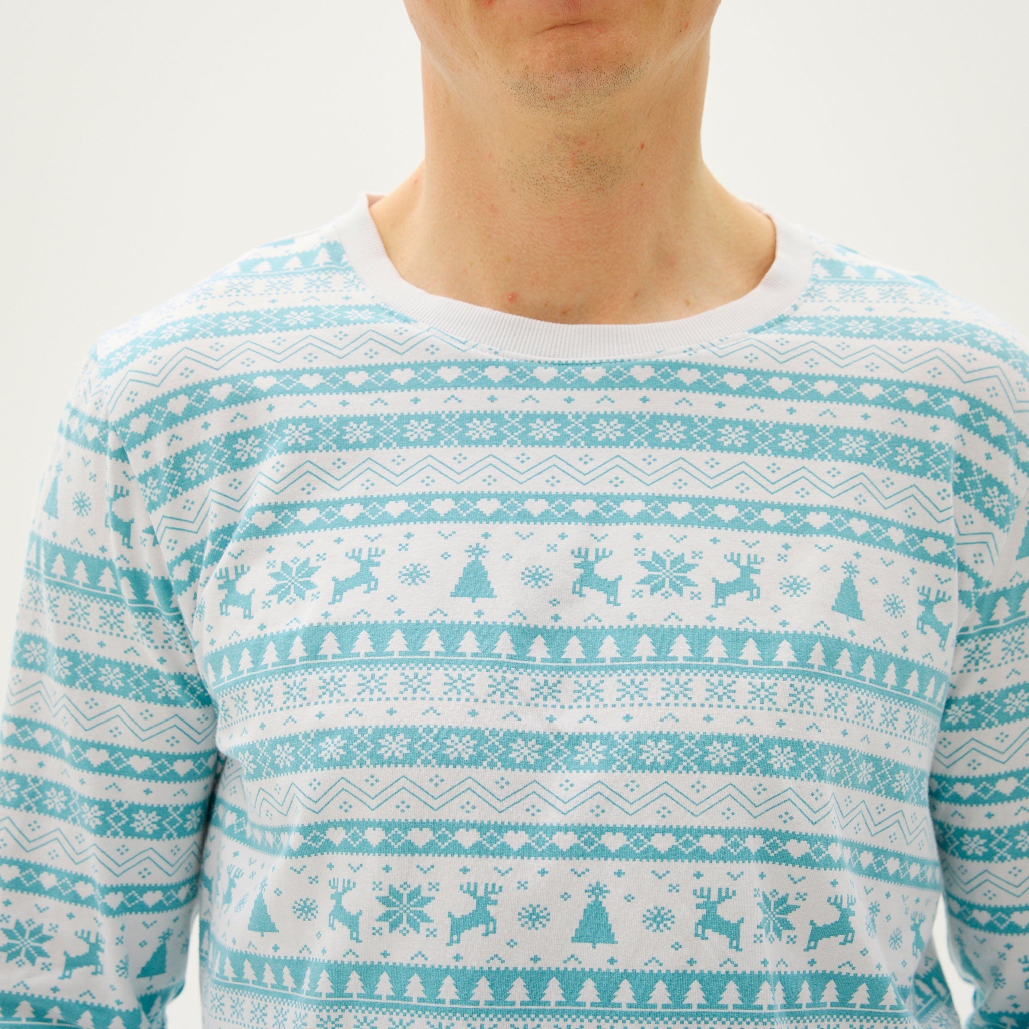 R&B | Weihnachts-Pyjama mit Weihnachtsmotiven für Männer