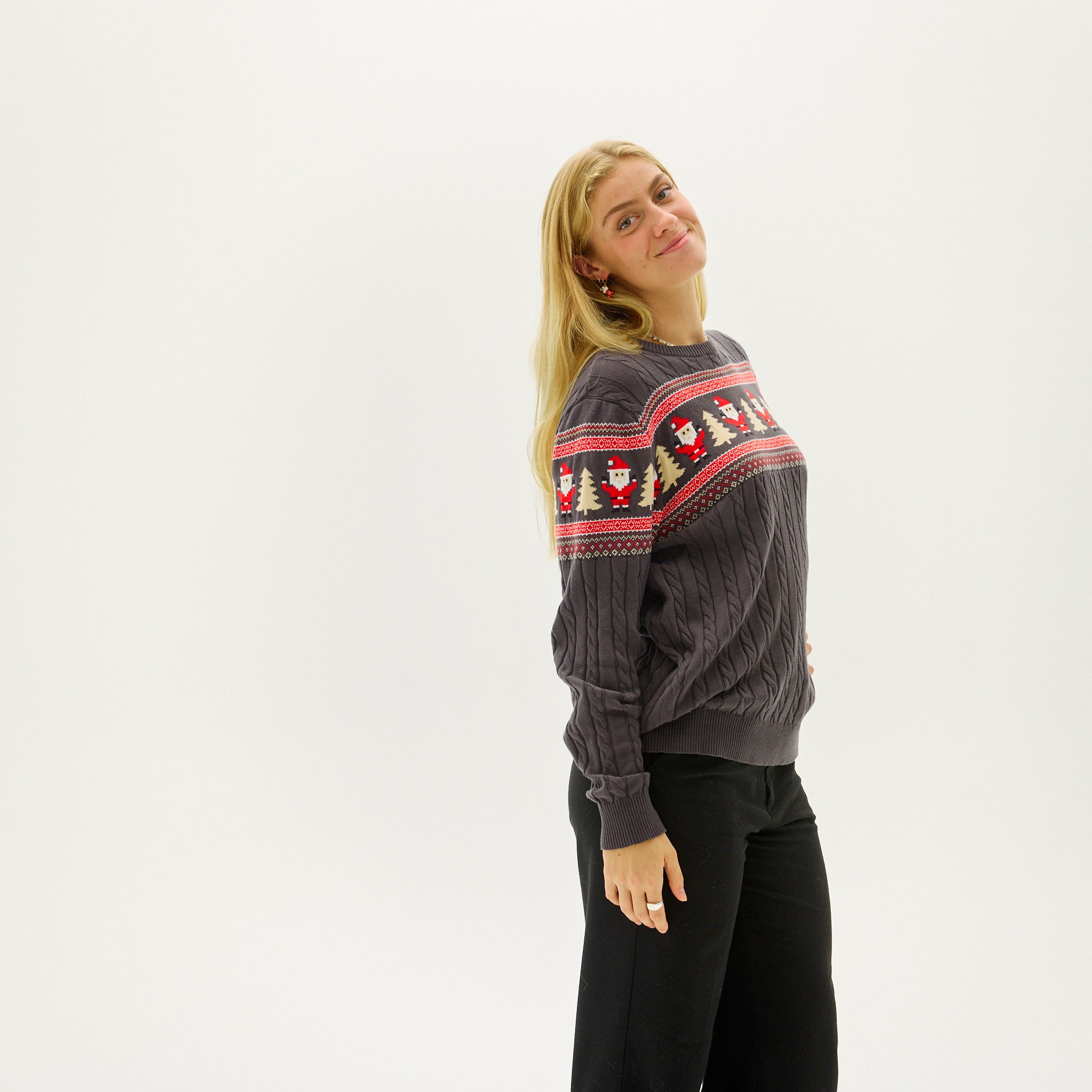 R&B | Santas Kabelstrickpullover Damen