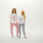 R&B | Süße Weihnachts-Pyjama Rot Herren