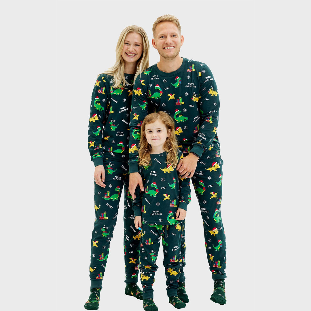 R&B | Dino Weihnachts-Pyjama Herren