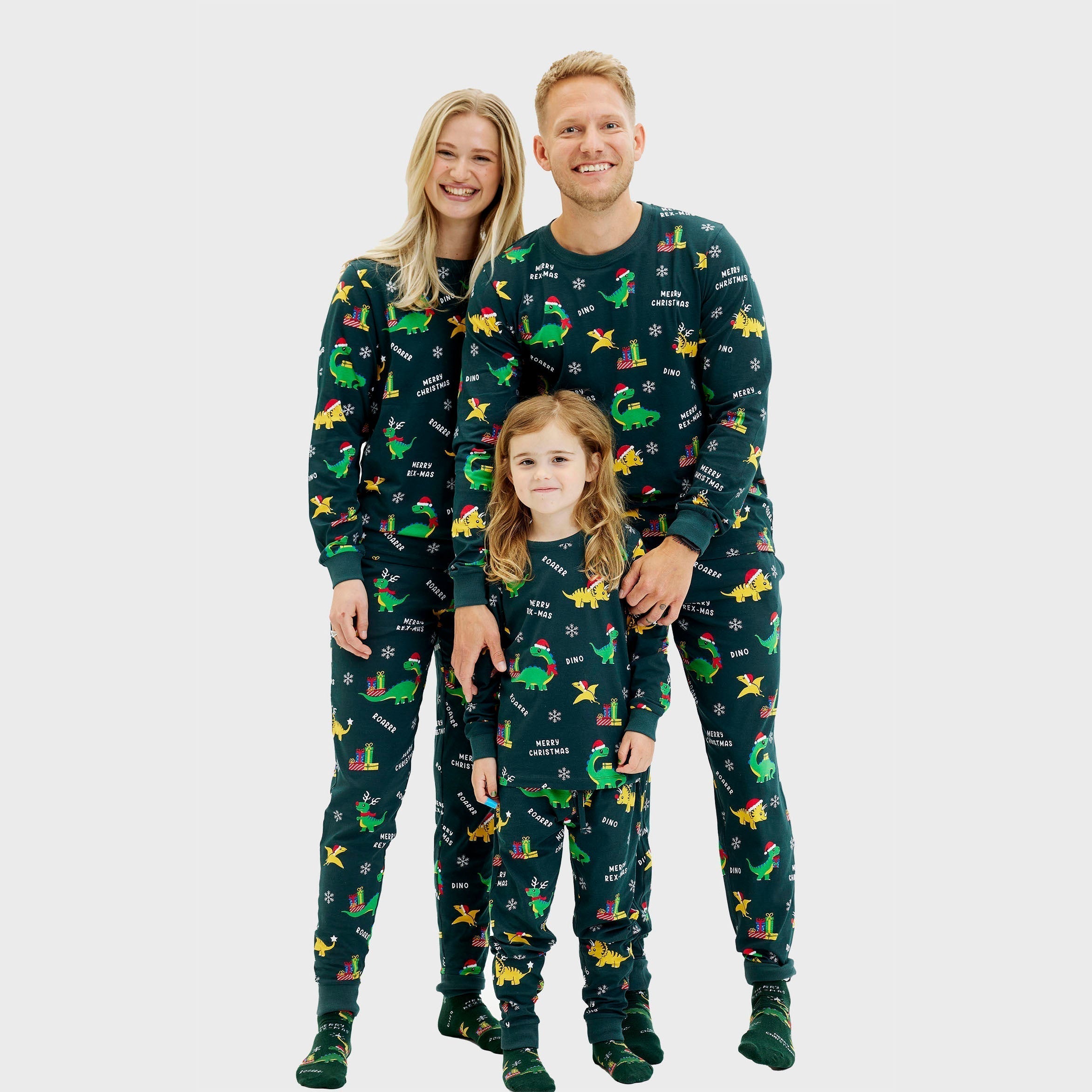 R&B | Dino Weihnachts-Pyjama Herren