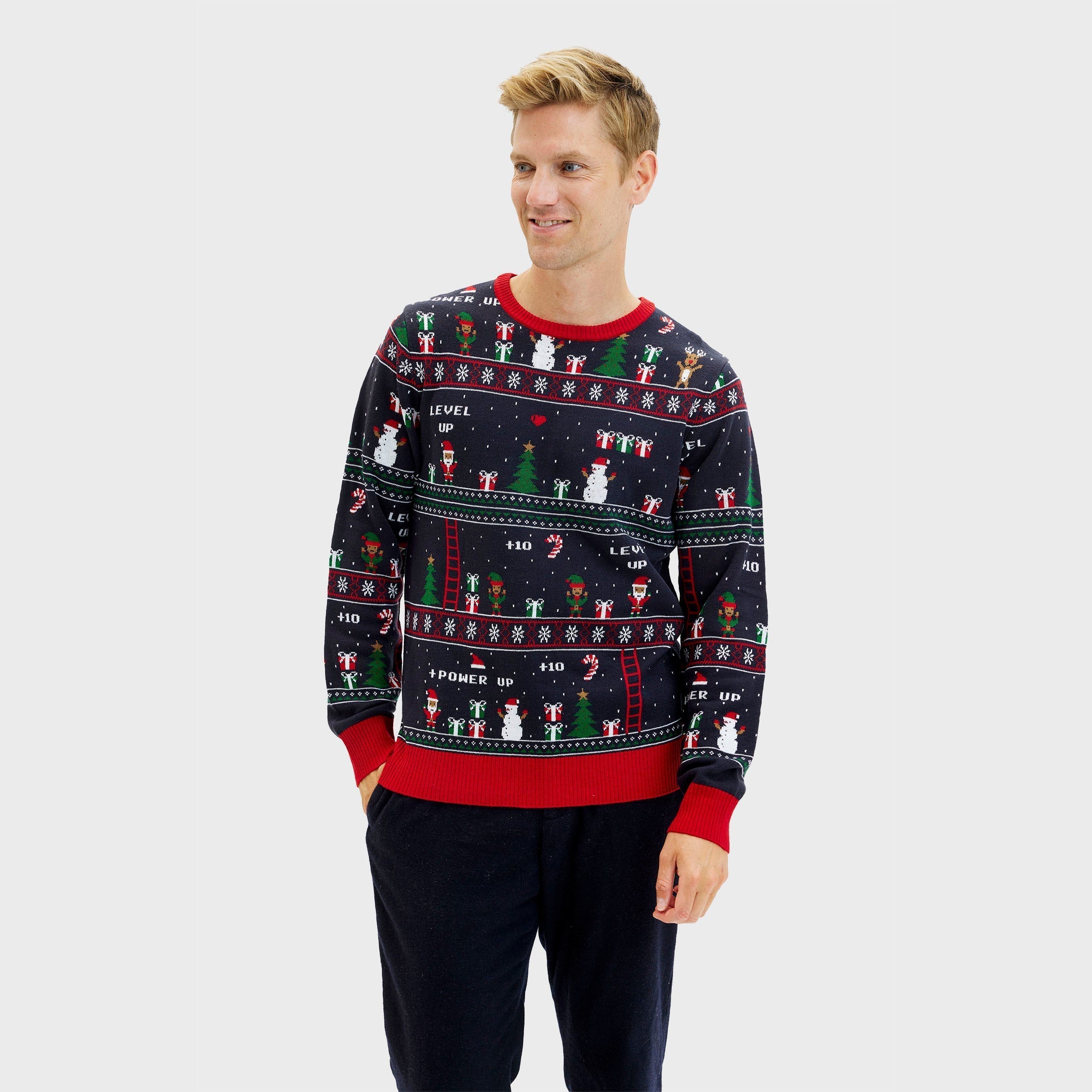 R&B | Vintage Gamer Weihnachten Pullover Herren