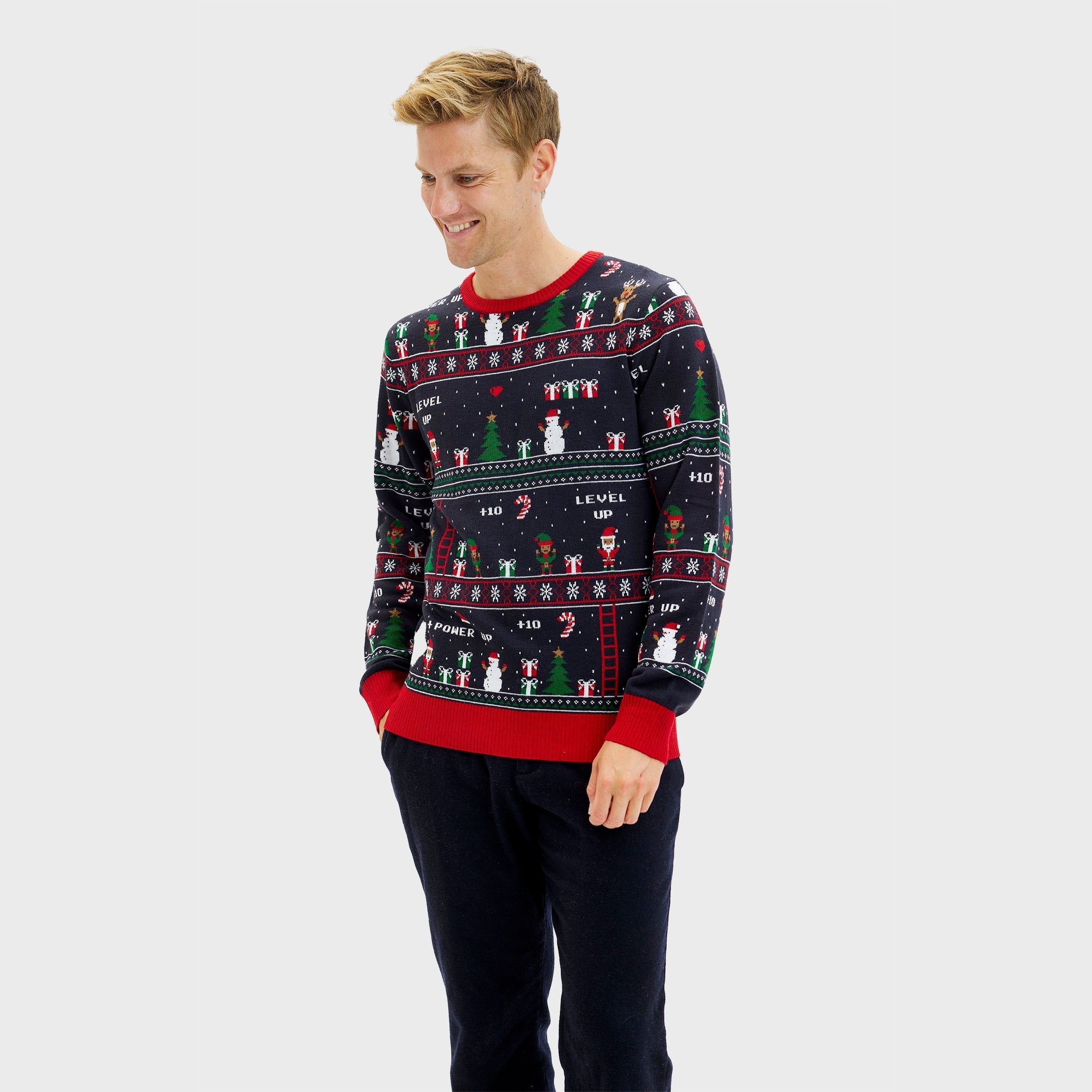 R&B | Vintage Gamer Weihnachten Pullover Herren